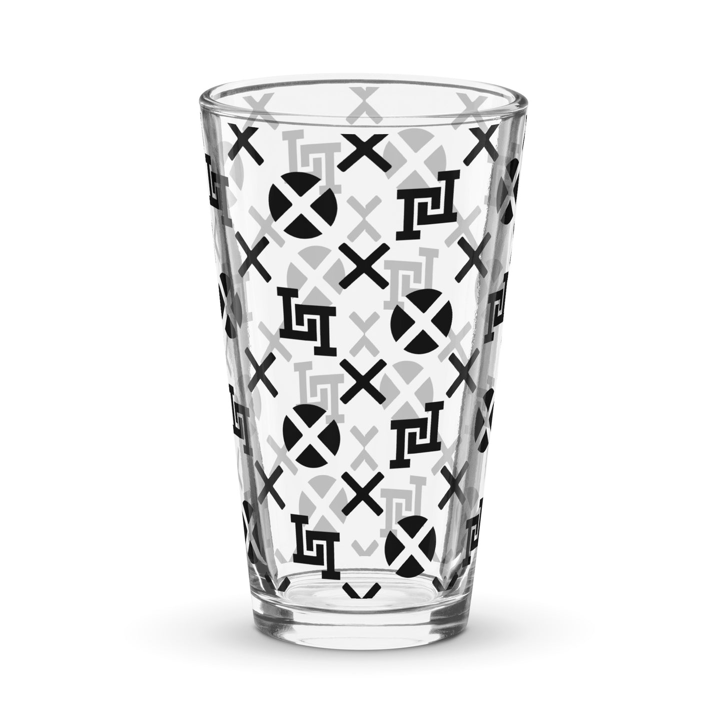 Lobo LeBlanc Black Pint Glass