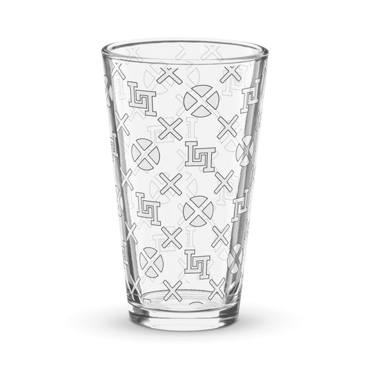 Lobo LeBlanc White Pint Glass