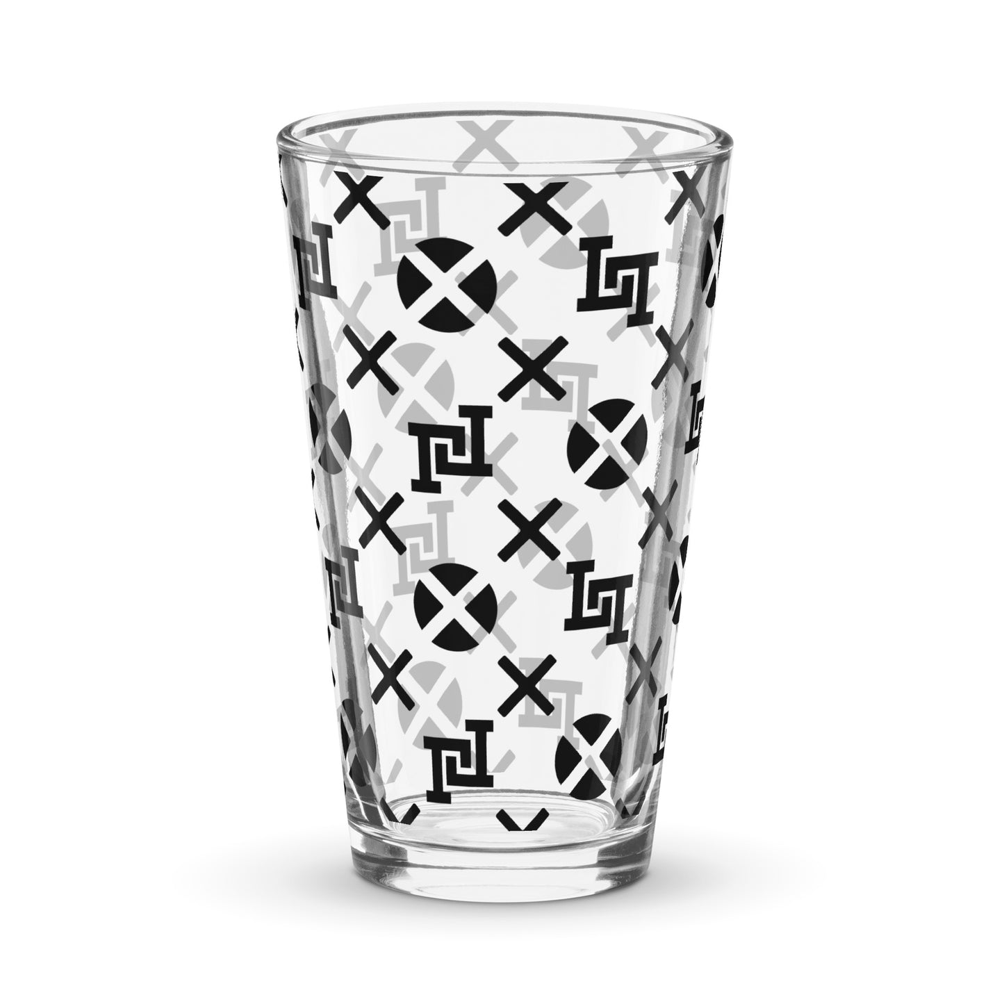 Lobo LeBlanc Black Pint Glass