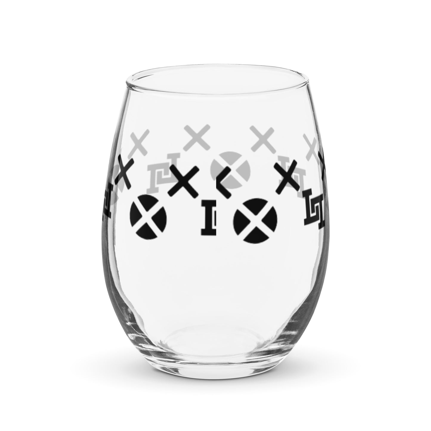 Lobo LeBlanc Black Stemless Wine Glass