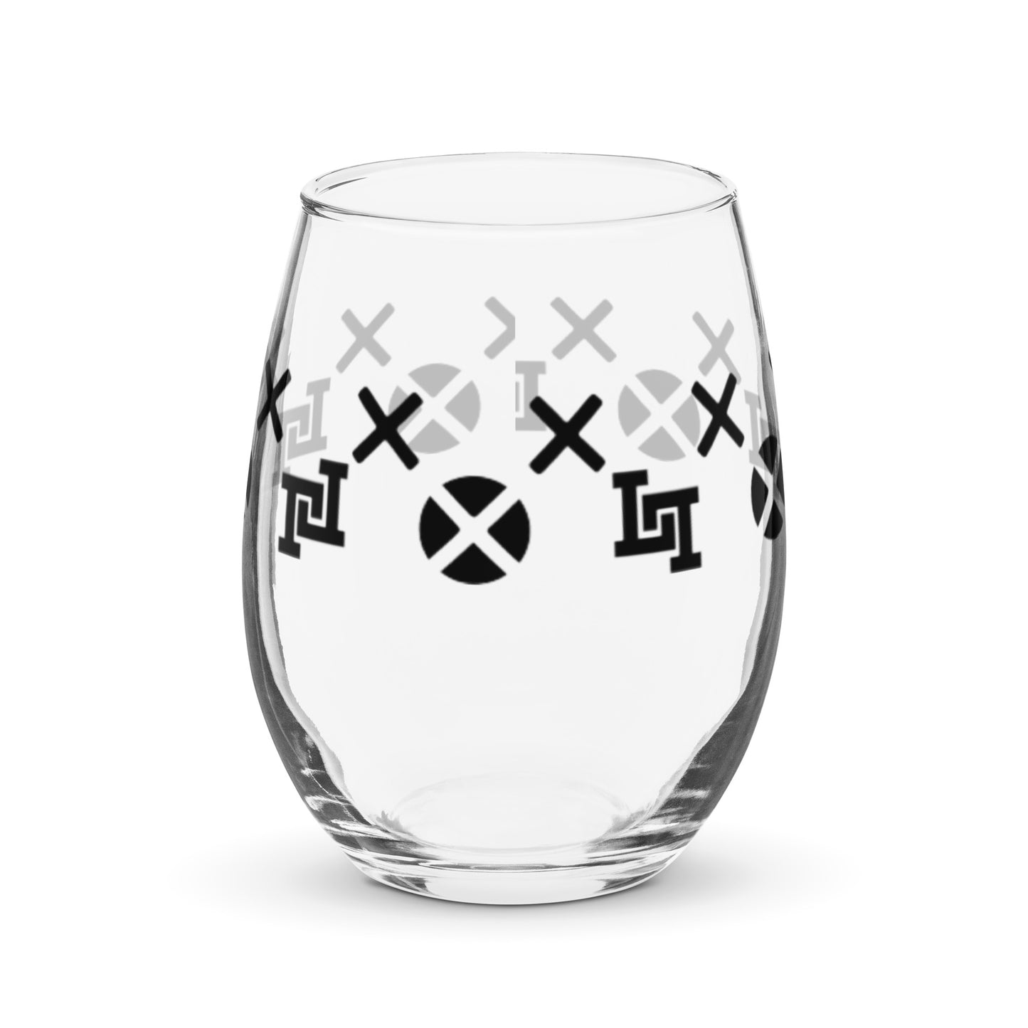 Lobo LeBlanc Black Stemless Wine Glass