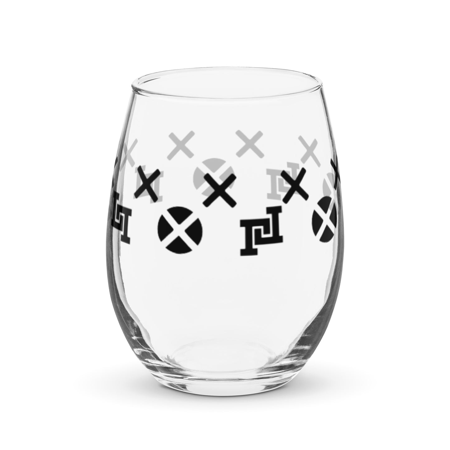 Lobo LeBlanc Black Stemless Wine Glass