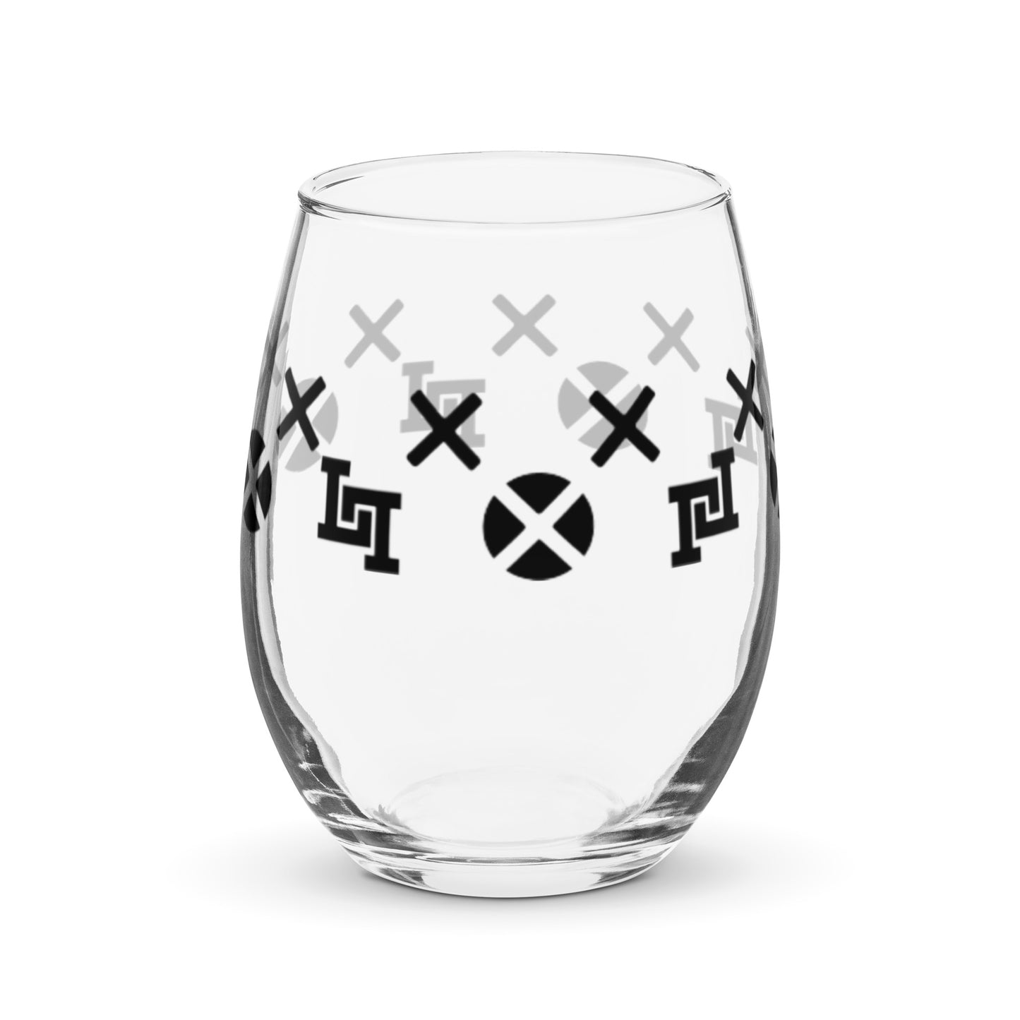 Lobo LeBlanc Black Stemless Wine Glass