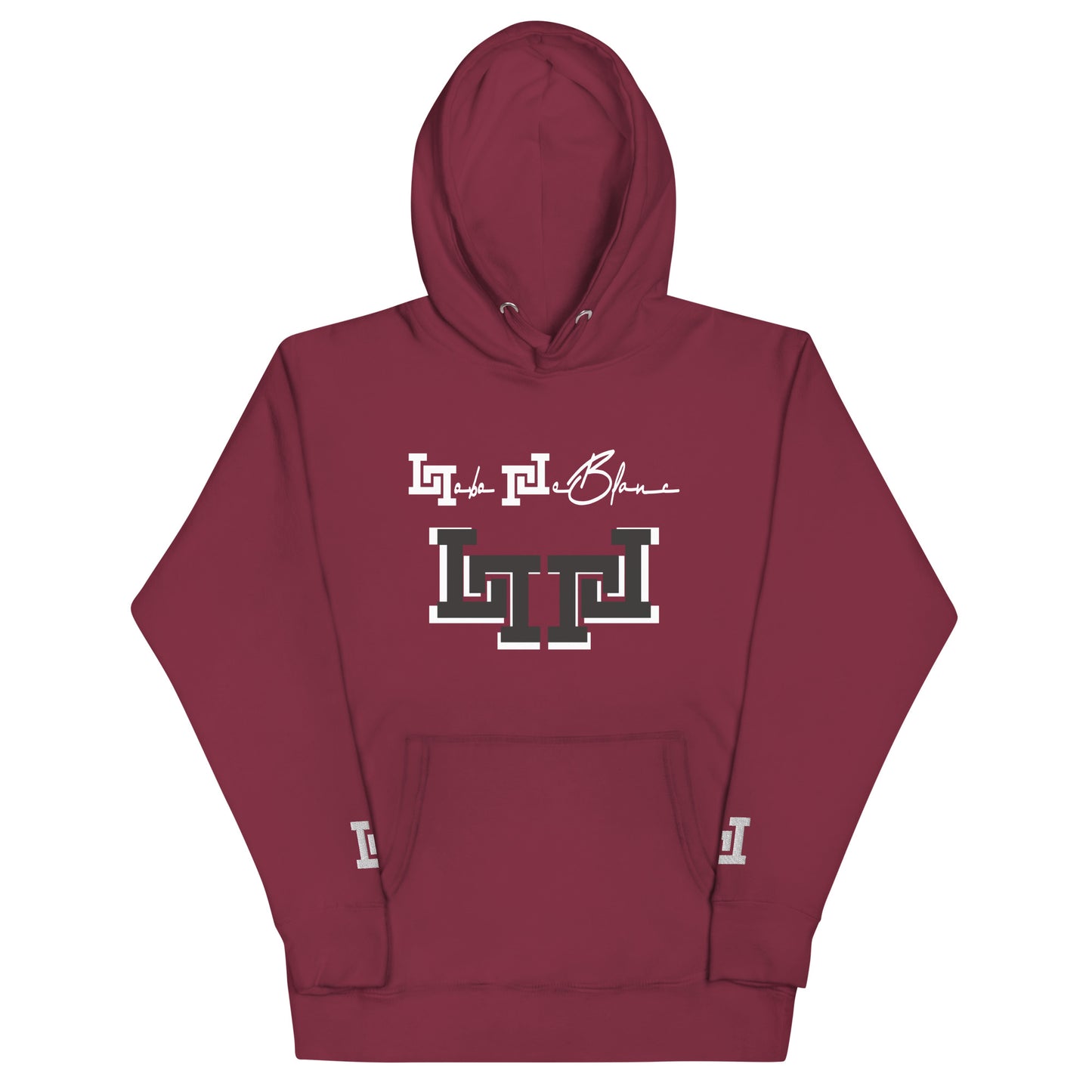 Lobo LeBlanc Maroon Logo Hoodie