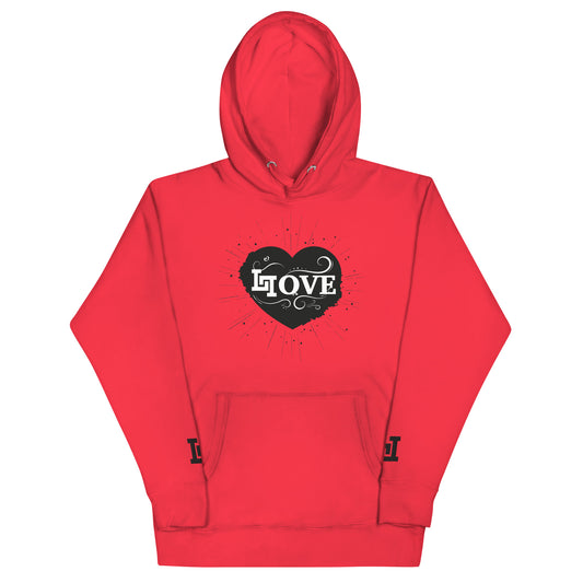 Lobo LeBlanc Red Love Hoodie