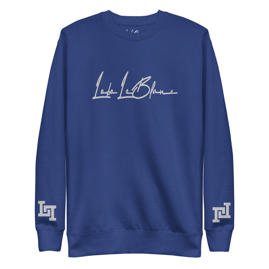 Lobo LeBlanc Royal Blue Signature Premium Sweatshirt